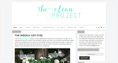 Desktop Screenshot of clean-project.com